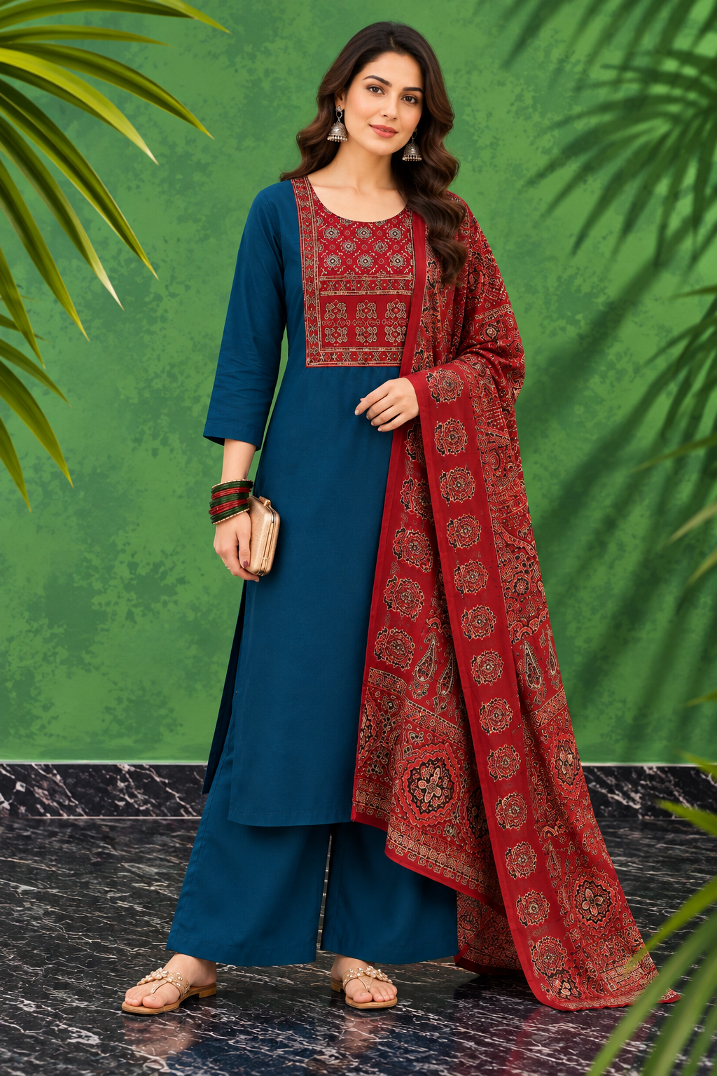 Rangrez Kurta Set with Dupatta