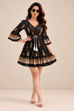 Zara Gold Frock