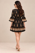 Zara Gold Frock