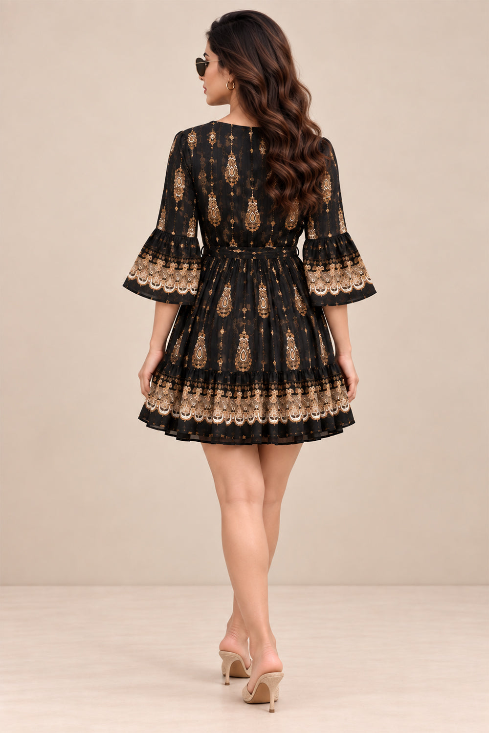 Zara Gold Frock