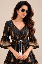 Zara Gold Frock