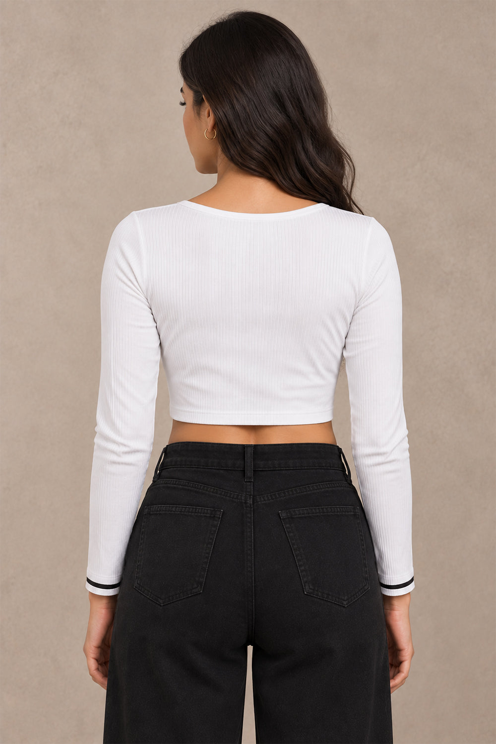 Noir Wide Leg Jeans