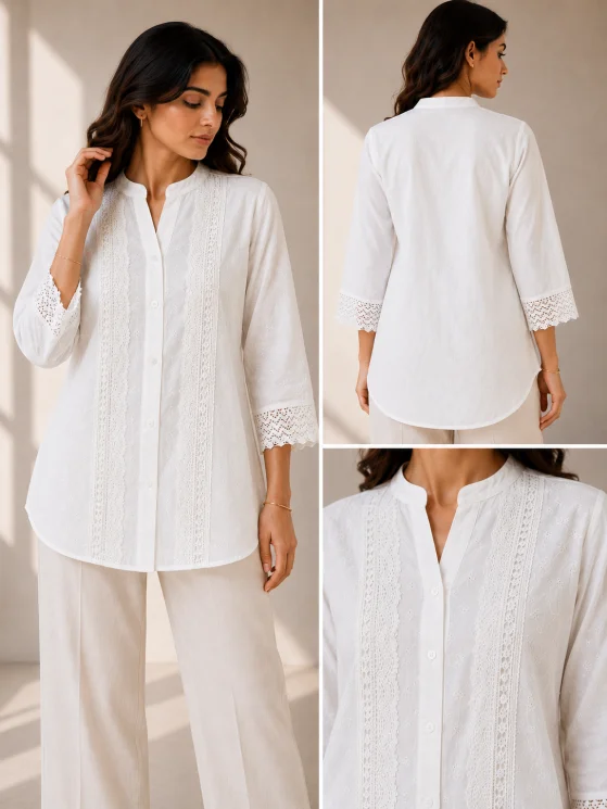 Women Ethnic Style Casual Shirt