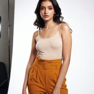 Mustard High Rise Pants